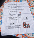 La Boca Loca tea Towel